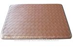 Plaid surface PU with NBR anti-fatigue kitchen feet mat