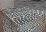 Q235 Carbon Steel Platform Steel Grating Galvanized Serrated Square Shape