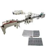 No Need Hand Touch V Fold Carton Box Drawing Facial Tissue Paper Making Machine