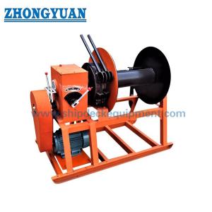 China CB*3048 Type B Single Drum Electric Driven Reel for Steel Wire Rope Ship Deck Equipment factory
