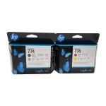 Original new Printhead for HP 774 P2V99A Magent and Yellow P2W00A Photo Black