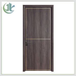 China 2100*800*45mm Sound Reduction Insect Proof WPC Interior Doors Paint Free on sale