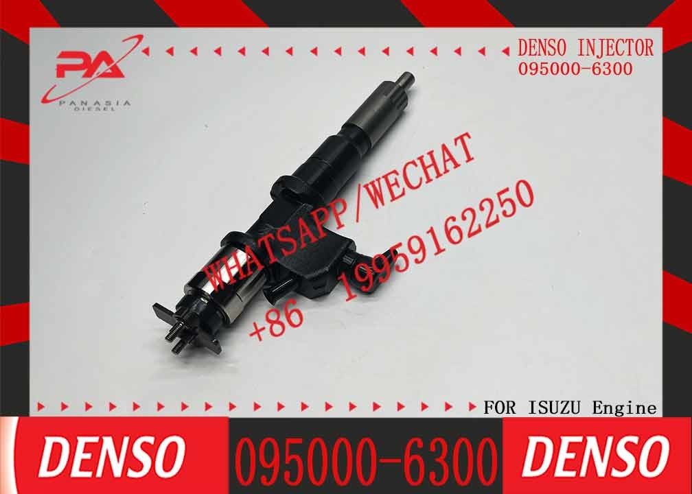 High Quality New Common Rail Injector Diesel Fuel Injector Nozzle Assembly 095000-6300 1153004360 For 6WG1 Engine