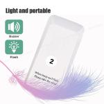 White 433.92mhz Restaurant Pager System / Restaurant Buzzers ABS