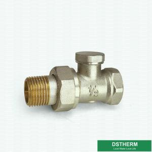 China ISO Straight Type Thermostatic Brass Radiator Valve factory