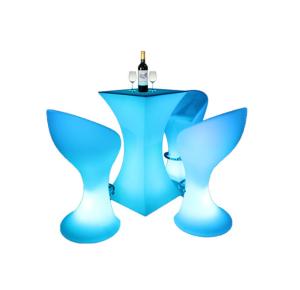 China Recyclable Roto Molded Furniture LED Bar And Living Ambiance Furniture Eco Friendly factory