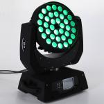CE RoHs Free Shipping High quality 36X18W RGBWA+UV 6in1 Zoom LED Moving Head