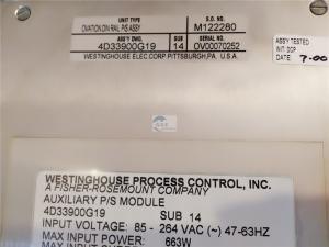 China 13 Bits Analog Input Westinghouse Ovation 4D33900G19 With 16 Digital Channels factory