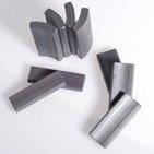 China Customized Arc Tile Y40 Ferrite Magnet For Autumobile Charcoal Gray factory