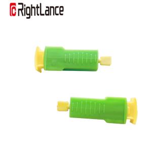 China Green Disposable Single Use Blood Lancet For Blood Glucose Testing factory