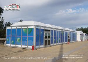 China Aluminum Alloy 6m Movable Modular Tent For Temporary Exhibition Hall factory