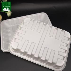 OEM Service 100% PLA Biodegradable Disposable Plastic Food Plates Round Dish