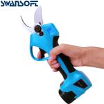 32mm Led display Garden Tools Electric Pruning Shears With Finger protection