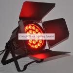 24x15W RGBAW 5 in 1 LED Par Can with rotating barn doors