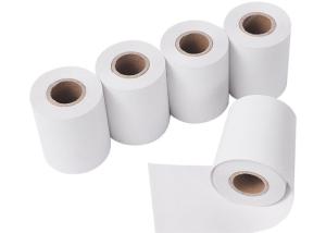 China 57mmx50mm 52gsm 8x12mm Paper Core POS Thermal Paper Roll factory