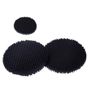 China Microporous 50mm Black Lovuer Aluminum Honeycomb Core Material factory