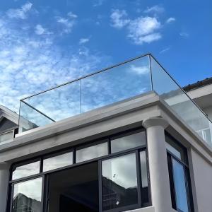 China 8mm Tempered Glass Aluminum Fence Panels IP65 For Poolside factory