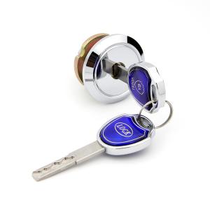 China 48mm Head Diameter Key Cylinder Lock Ss Key For Bedroom Wall Closet factory