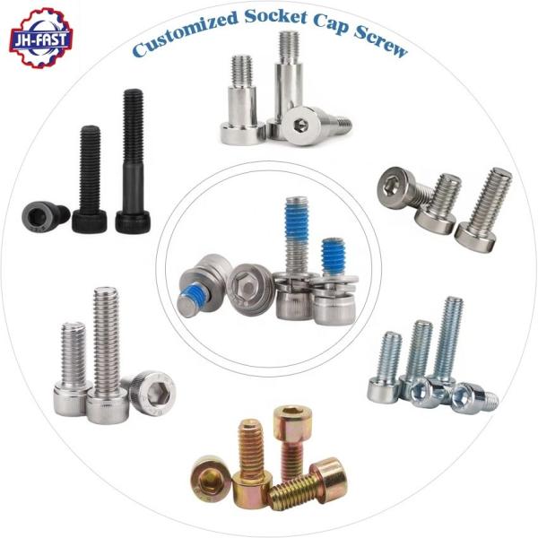 China ZINC Finish M3 M6 M8 M12 Grade 8.8 Hexagon Socket-Head Carbon Steel DIN912 Allen Bolt factory