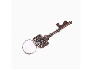 China Key Shape Wedding Favor Bottle Opener,Custom silver plating 3D key shape beer bottle opener, innovative wedding favor factory