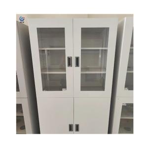China Assembled Steel Lab Furniture Storage Cabinet With Reinforced Doors And Vented Adjustable Shelves factory