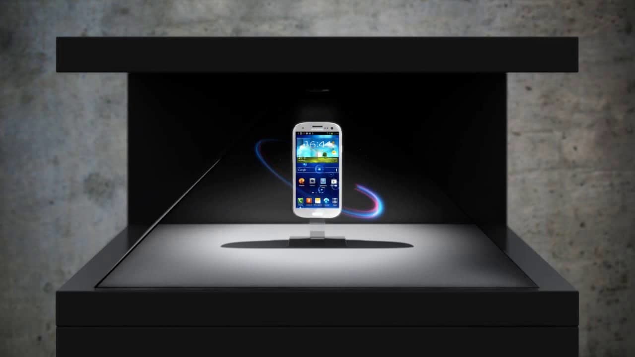 Innovative Hologram Pyramid , Hologram 3D Display for jewelry / perfume and cellphone