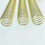 Electroplated 1" 46 Tooth Metal Spiral Coil Binding Supplies For Books