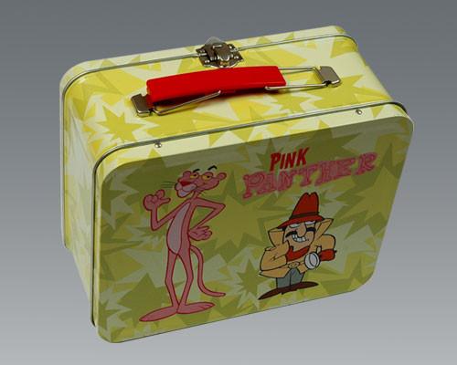 Beautiful Rectangular Tin Box , Kids Lunch Boxes Eco - Friendly Recycled