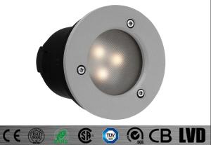 China Aluminum Alloy 3*1W 350mA Outdoor LED Step Lights 230V , led recessed step light factory