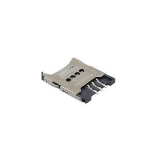 China LCP Plastic SIM Card Socket Connector factory