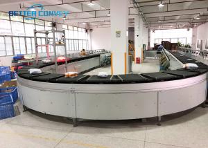 China Vertical Cross Belt Sorter System For Logistic Shipping factory