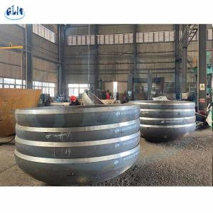 China ASME Cold Pressing SS Material Elliptical Dished Heads factory