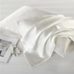 Woven 51×66cm 19 Momme Mulberry Silk Fabric Plain Dyed For Hotel