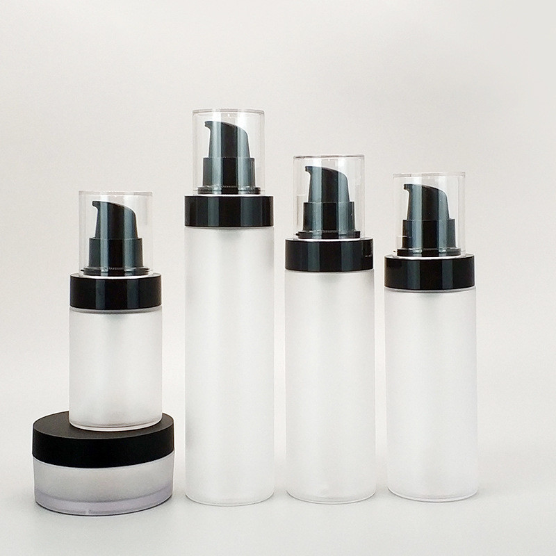 Clear Refillable Plastic Airless Pump Bottles Transparent 4oz 50ml 100ml 120ml 150ml