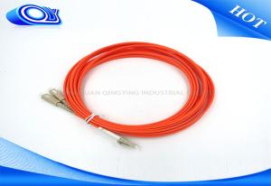 China Duplex MM OM3 Fiber Patch Cable , SC - LC Fiber Patch Cord For Gigabit Ethernet factory