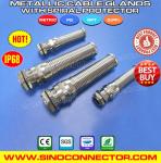 Anti-Bend Protecting Metal M20 Cable Gland, Anti-Kink Metallic Metric IP68 Cable