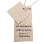 350gsm Black Card Custom Card Printing For Gament Hang Tag