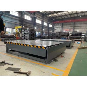 Push Button Mechanical Loading Dock Leveler Easy Operation Variable Speed