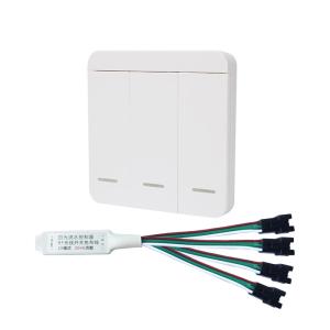China 3 Key RF Remote LED Single Color Dimmer For White Flowing Light Strip factory