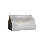 Custom Mini PU Leather Car Tissue Box Holder for Chic and Practical Storage