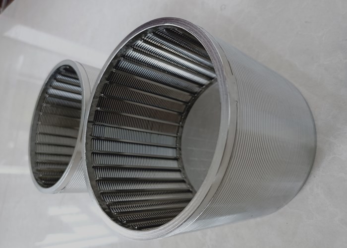 Trapezoidal Johnson 316l Stainless Steel Wedge Wire Screen