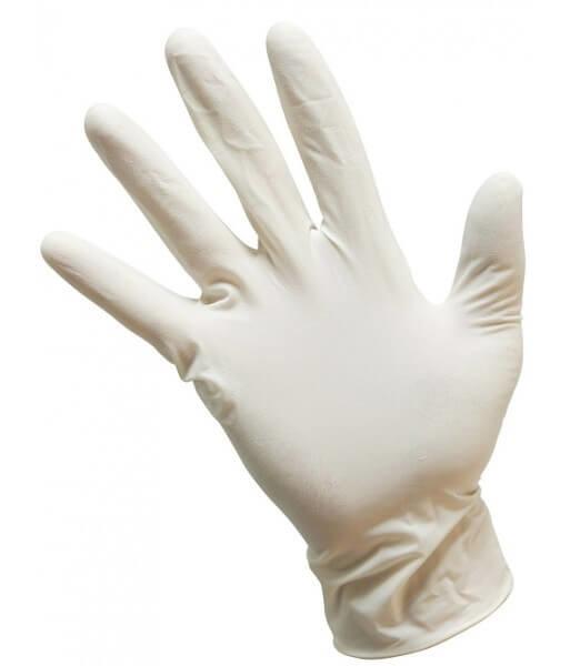 Sterile Examination Disposable Medical Latex Gloves Powder Free Non Sterile
