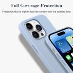 Soft Microfiber Lining Liquid Silicone Phone Case Strong Magnetic For IPhone