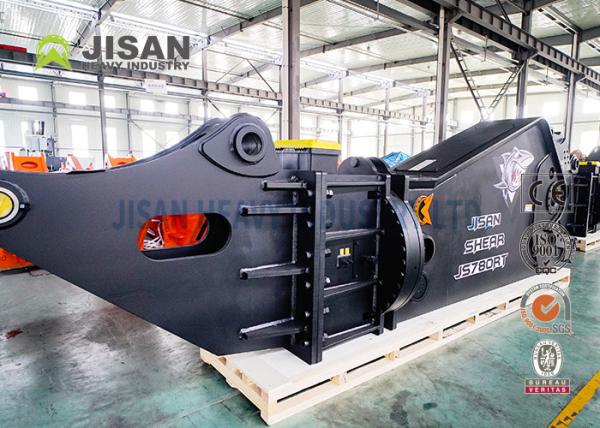 Hydraulic Excavator Scrap Metal Shear 80ton For Steel Structure Demolition Heavy