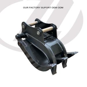 China 500kg Timber Handling Hydraulic Timber Claw With Flow Rate 30 Gpm factory