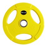 Gym Crossfit Professional 3 Grips Fitness Weight Plates PU Material