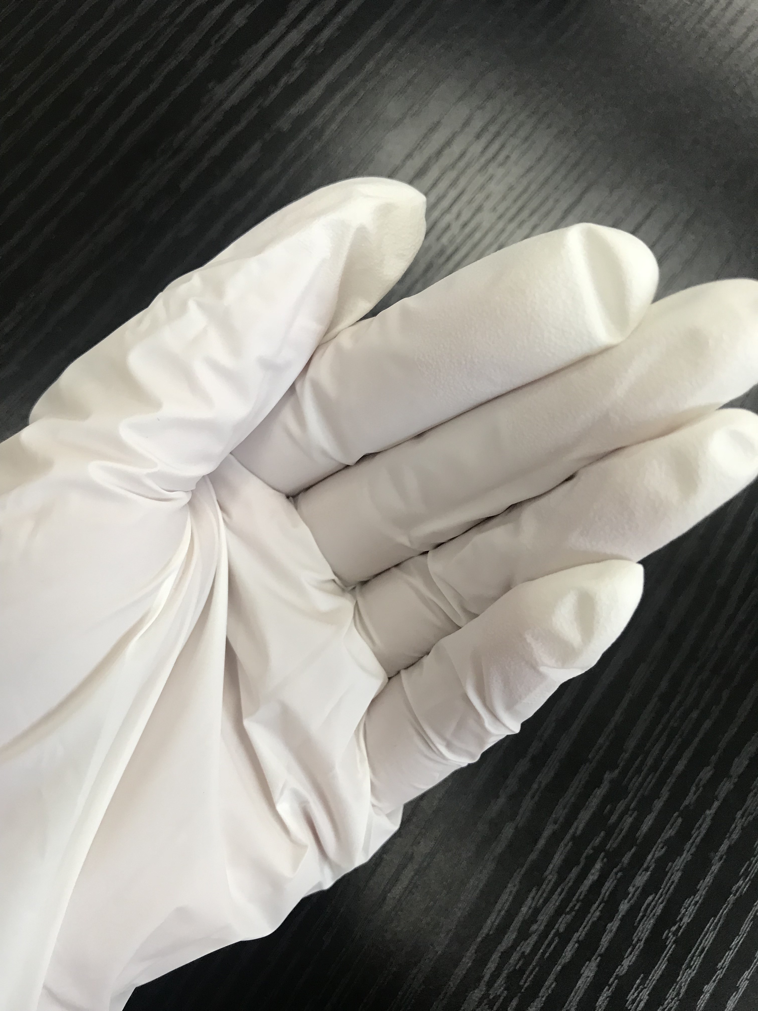 Latex Free Non Sterile White Nitrile Powder Free Gloves Durable For Mechanic