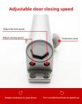 45-65 KG Bearing Capacity Aluminum Automatic Door Closer with 2 Speeds and