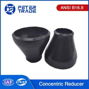 China Carbon Steel ASTM A234 WPB ASME B16.9 Concentric Reducer Fitting BW Reducer for Chemical Industry factory