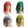 China 5.3 Ounces Cosplay Party Wigs Gold / Red / Green Color For Funny Games factory